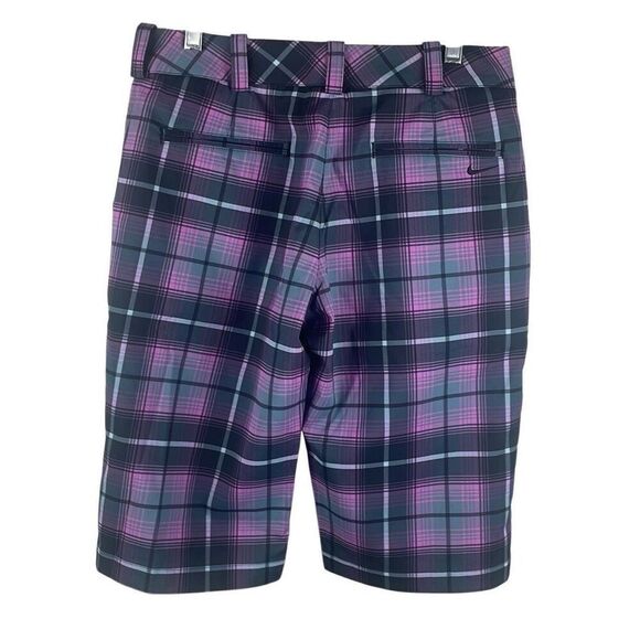 Nike Golf Tour Performance Plaid Bermuda Shorts 4 - Picture 2 of 14